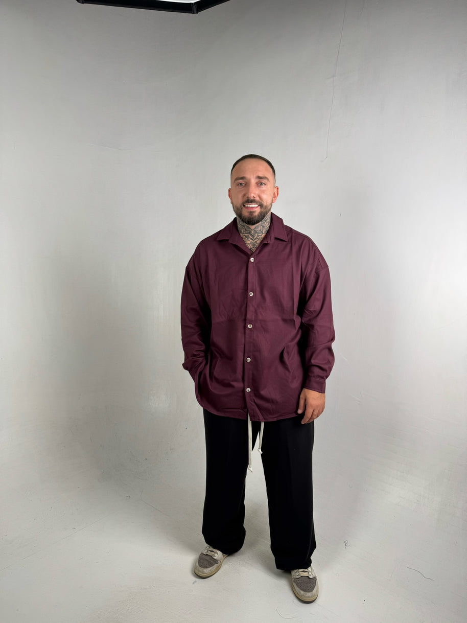 CAMICIA BASIC BORDO'