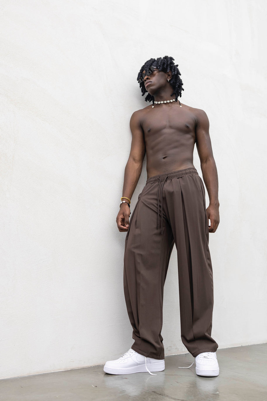 PANTALONE BALOON MARRONE